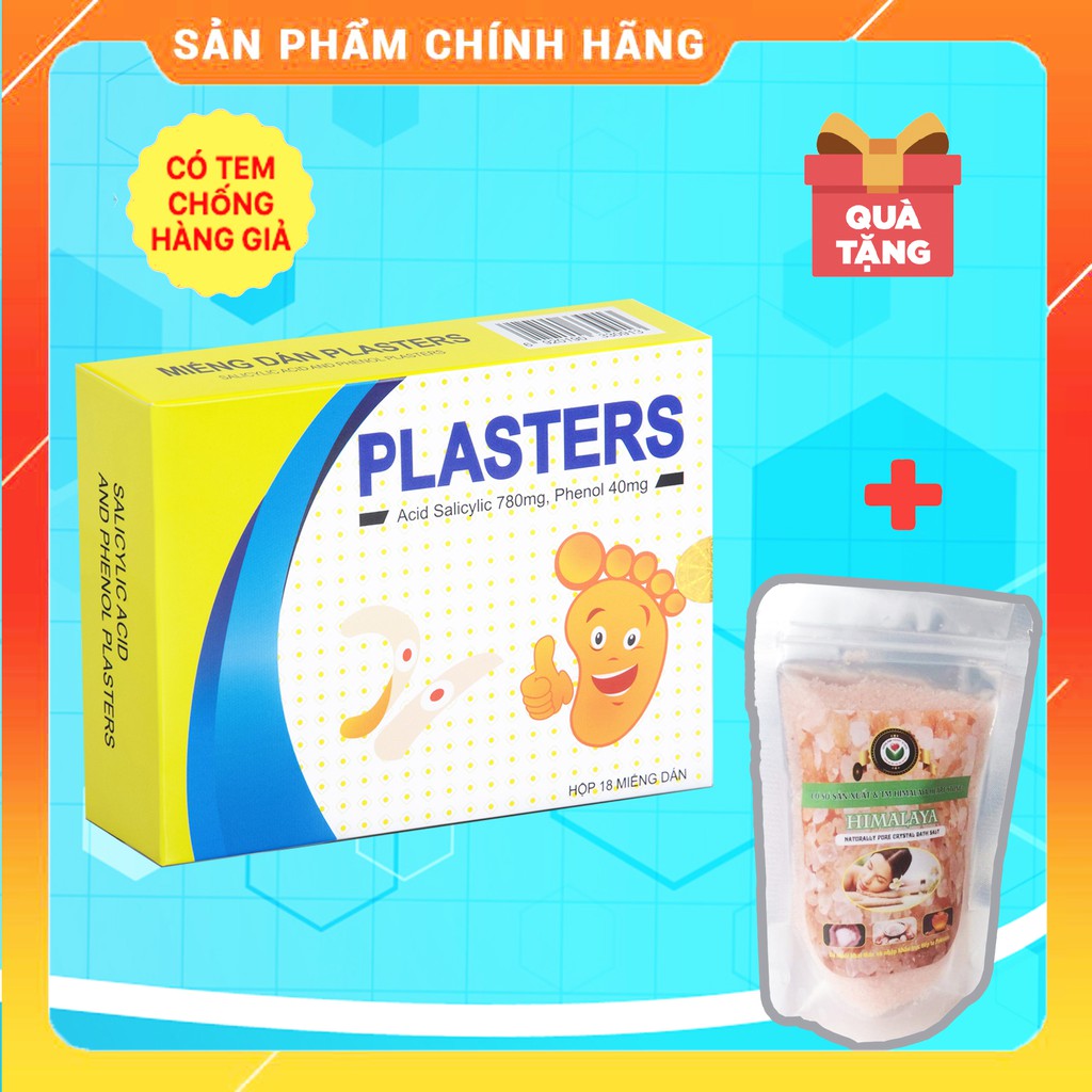 Miếng dán mụn cóc, mắt cá chân, chai chân Plasters (18 miếng)