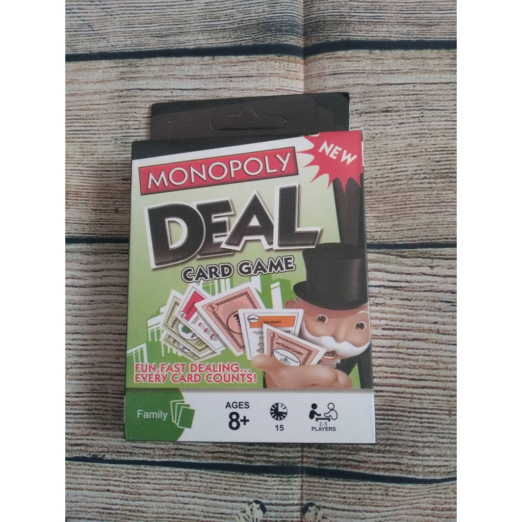 TRÒ CHƠI CỜ TỶ PHÚ DẠNG THẺ- MONOPOLY DEAL - [BẢN TIẾNG ANH]