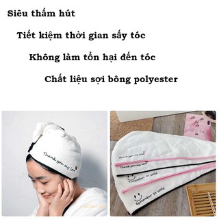 Khăn Cuốn Đầu, Ủ Tóc Siêu Thấm Hút TR106