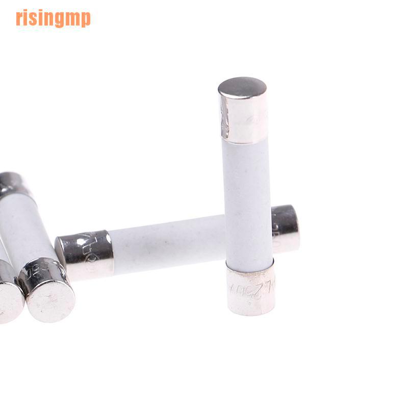 Bộ 10 Cầu Chì Sứ 20A 250V 6x30mm Cho Lò Vi Sóng