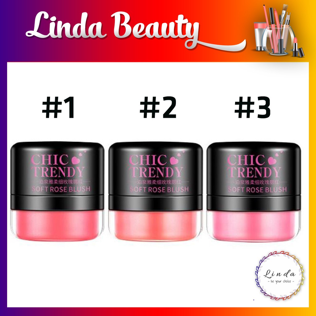 Phấn má hồng màu tự nhiên Chic Trendy của Bioaqua hàng nội địa Trung | BigBuy360 - bigbuy360.vn