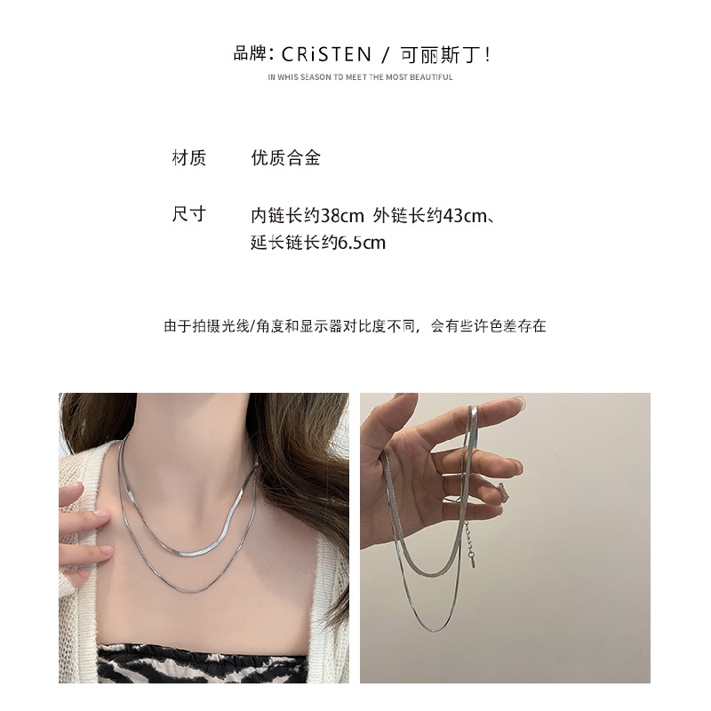 Dây chuyền xương rắn kiểu dáng thời trang Hip Hop