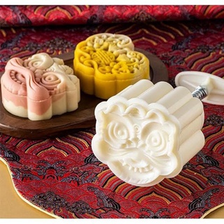 Khuôn trung thu 3d kỳ lân 150g