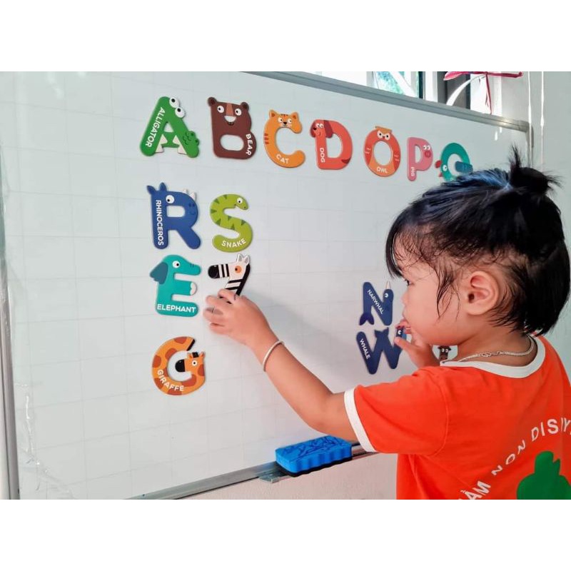 Bảng chữ cái, chữ số nam châm Mideer cho bé