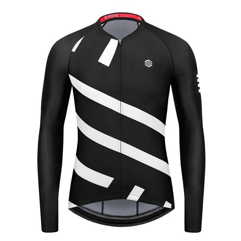 Áo Đua Xe Đạp Dài Tay Mau Khô Thời Trang Cho Nam