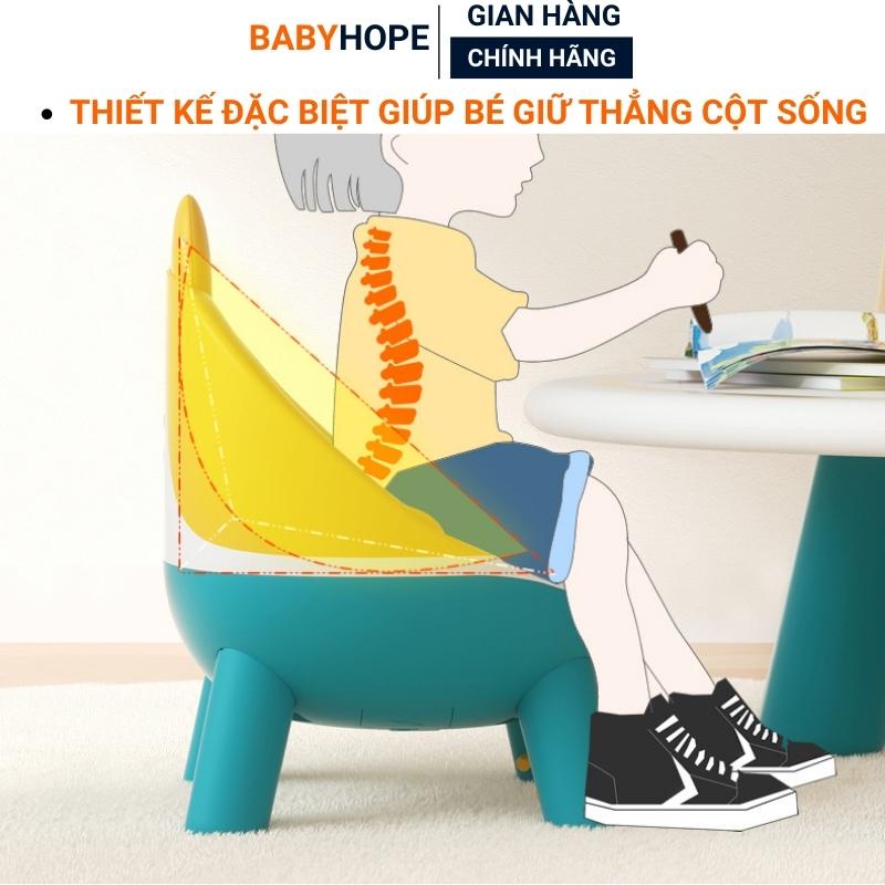 Ghế ăn dặm cao cấp cho bé 2in1 vừa là ghế ăn dặm,Sofa BABYHOPE