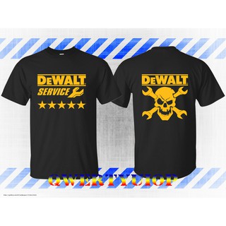 Dewalt Service T-Shirt Dewalt Tool Skull Logo Short Sleeve Gildan New Men'S Sportswear Gildan Christmas Gift