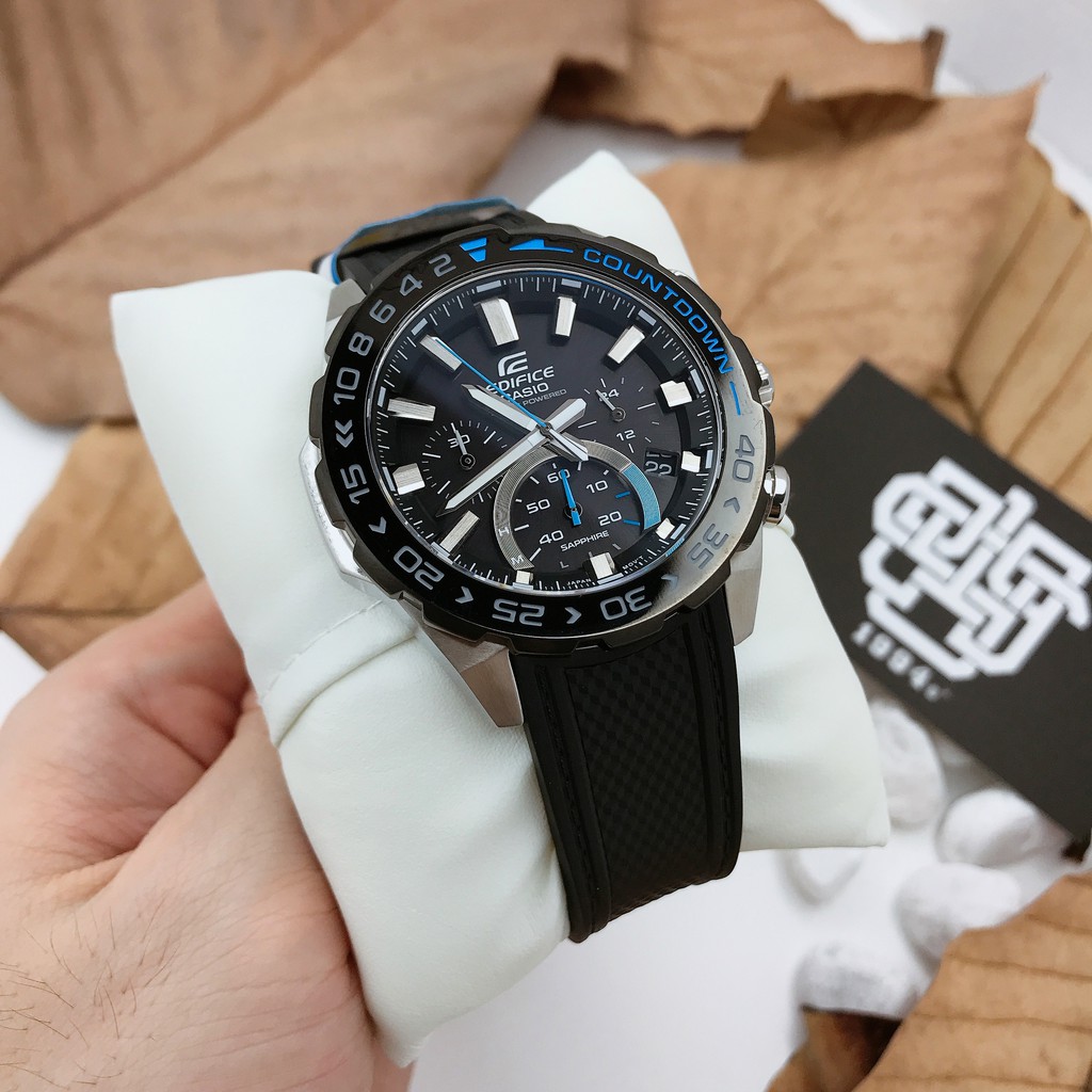 Đồng hồ nam Casio EDIFICE EFS-S550 / EFS-S550PB-1A kính Sapphire chống trầy chính hãng