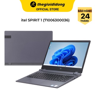 Laptop itel spirit 1 i5 8259u/8gb/256gb/15.6"f/win11//xám - hàng chính hãng