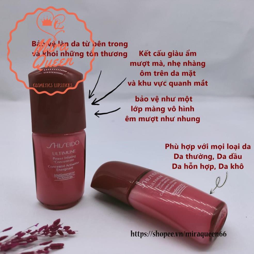 Tinh Chất Dưỡng Da Shiseido Ultimune Power Infusing Concentrate 10ml