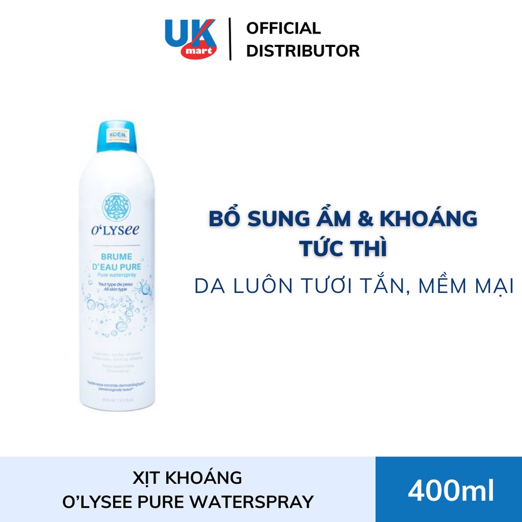 Xịt Khoáng Dưỡng Da O'Lysee Pure Waterspray 150~400ml