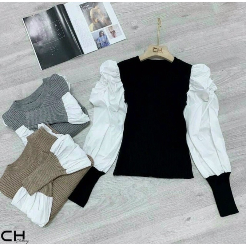 ÁO THUN PHỐI VOAN LỤA XINH ĐẸP P4