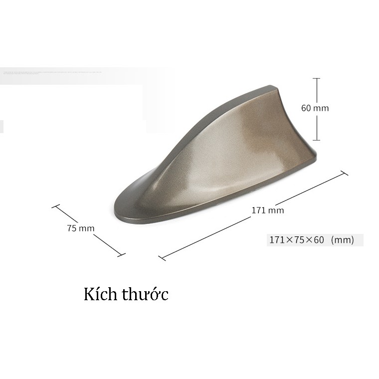 [Mã LIFE10K1504 giảm 10K đơn 20K] Vây cá mập có ăng ten ô tô xe hơi LOẠI 1
