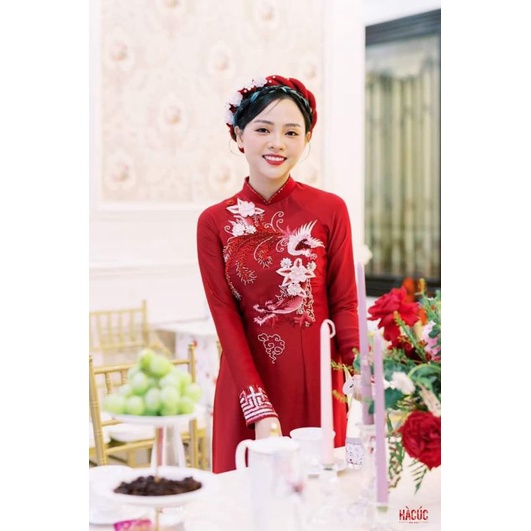 Áo dài cô dâu cao cấp