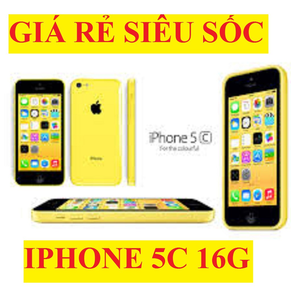 [CHÍNH HÃNG] điện thoại Apple Iphone 5C bản Quốc Tế mới zin, Đủ Màu