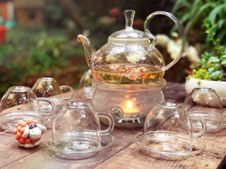 Bộ ấm trà thuỷ tinh