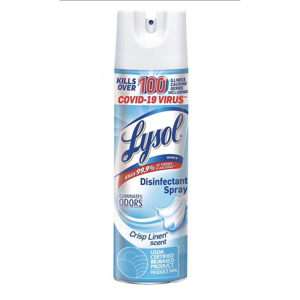 Xịt diệt khuẩn Lysol Disinfectant Spray 538g của Mỹ