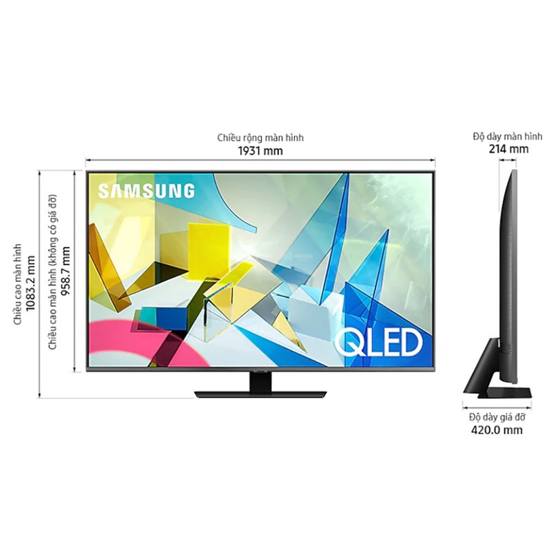 Smart Tivi QLED Samsung 4K 75 inch QA75Q80TAKXXV (Miễn phí giao tại HCM-ngoài tỉnh liên hệ shop)