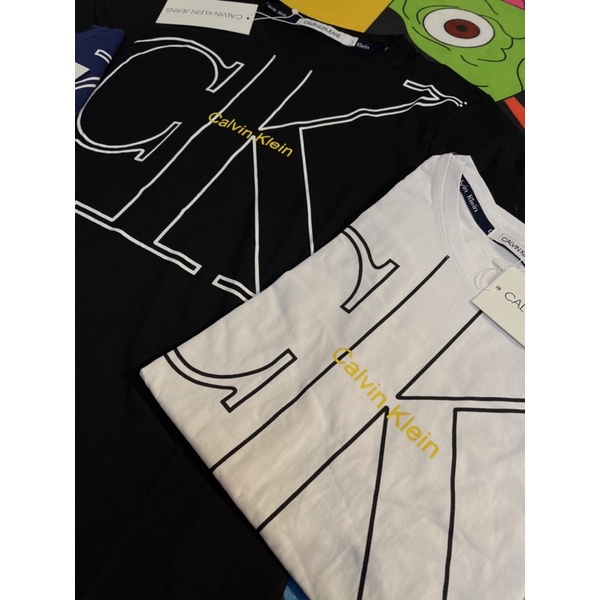 Hàng Có Sẵn Áo Thun Cotton Nguyên Chất In Chữ logo Lớn Thoải Mái Dễ Phối Đồ Phong Cách C1k Cho Nam Và