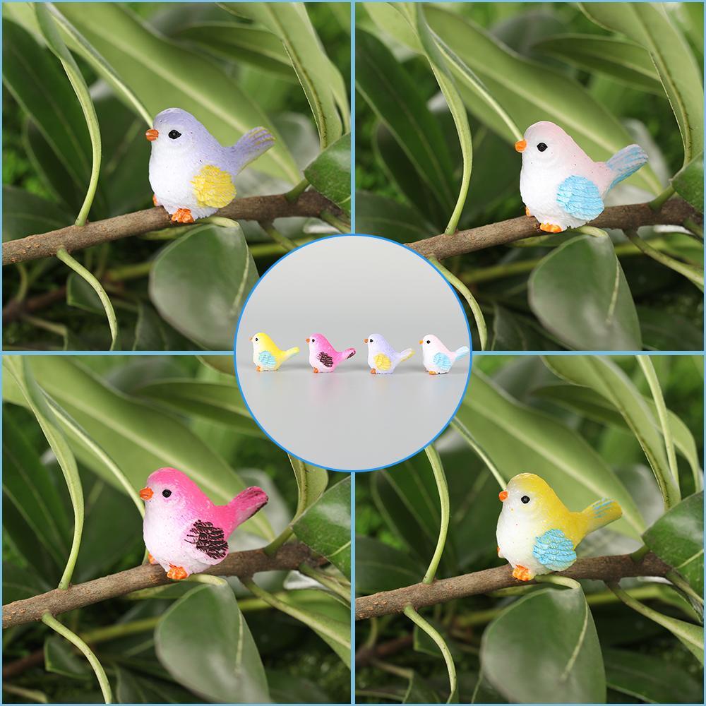 Mô Hình Chú Chim Mini Trang Trí Sân Vườn