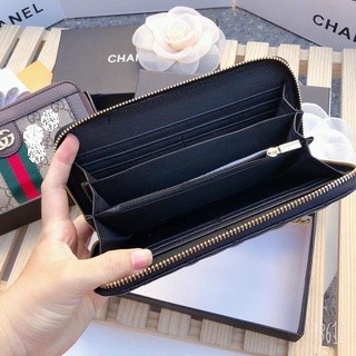 Ví cầm tay da gạo trần trám phối quả chuông❣️Freeship❣️