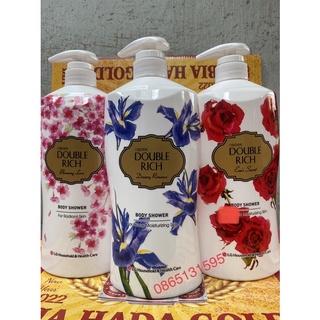 Sữa tắm Double Rich hương hoa giúp tăng cường độ ẩm cho da 800g