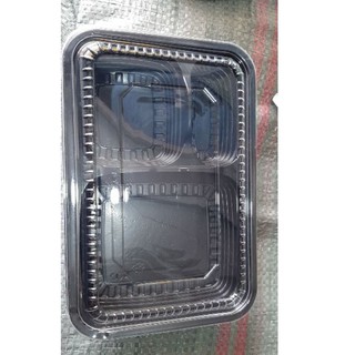 Lốc 100 hộp ht 126 - lốc 10 hộp đế đen 3 ngăn