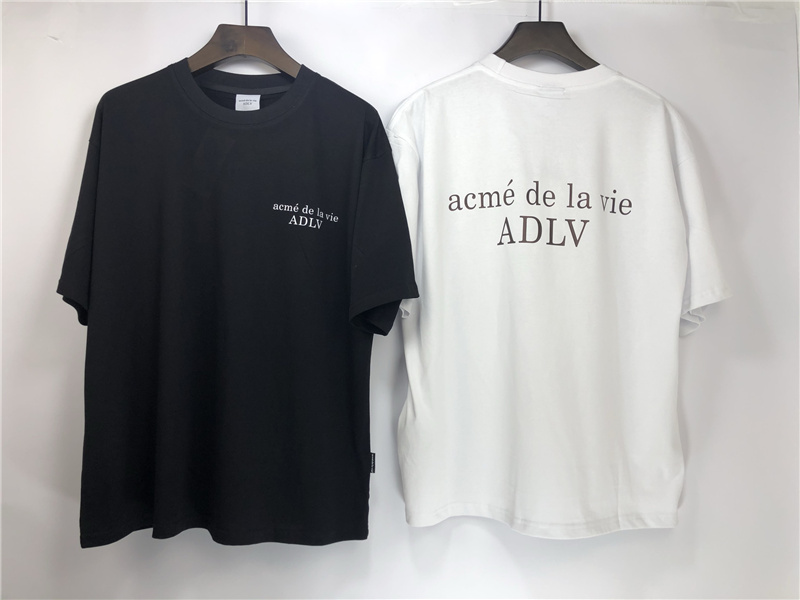 Áo thun tay ngắn dáng rộng vải cotton thời trang cổ đIển cao cấp cho nam nữ ADLV