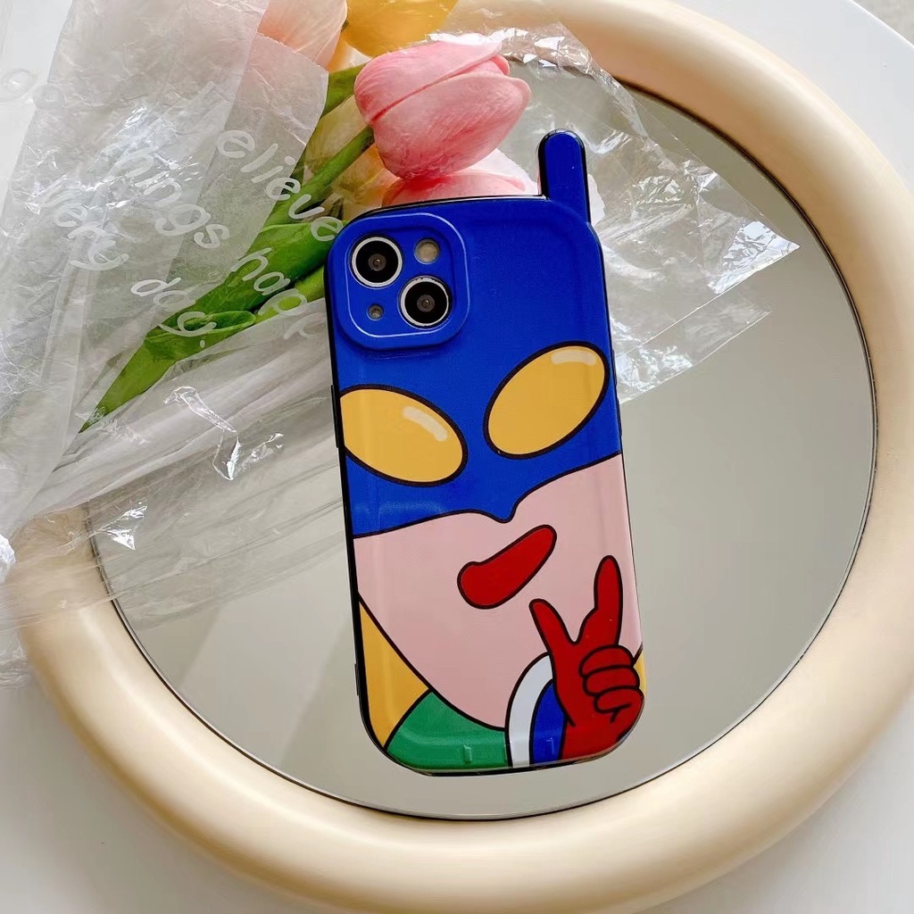 Ốp Điện Thoại Họa Tiết Ultraman 3D Cổ Điển Cho iPhone 13 Pro Max 12 Pro Max 11 Pro Max Xs Max XR