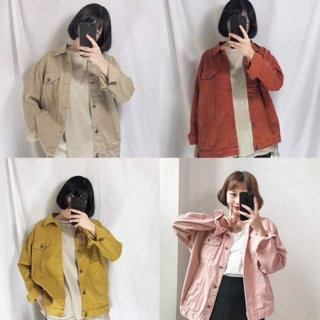 Siêu sale :::áo kaki giả jean dành cho các tình yêu