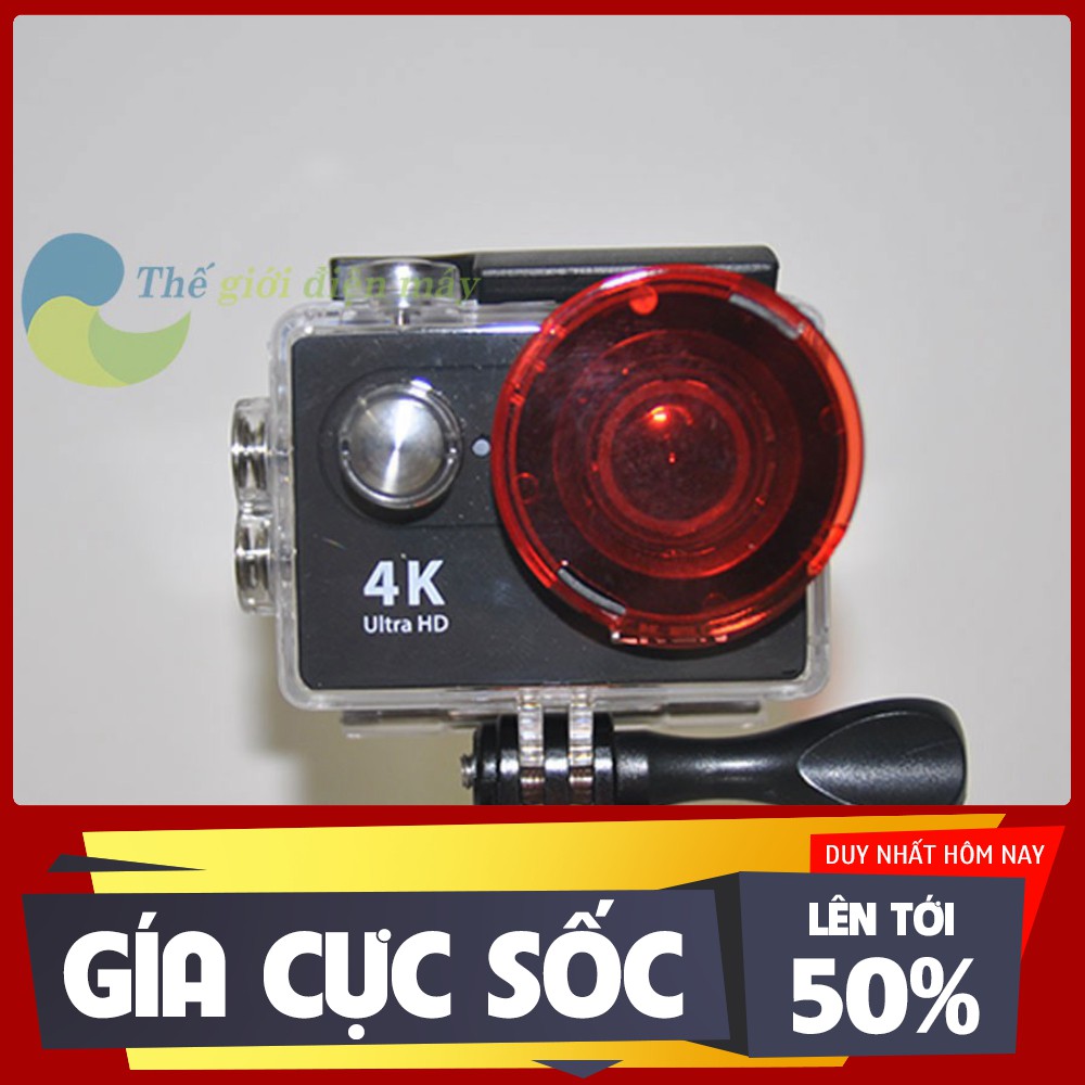 Camera hành trình 4K wifi Eken H9R Version mới 8.1 (có remote) tặng combo gậy selfire, đai đeo ngực, đa