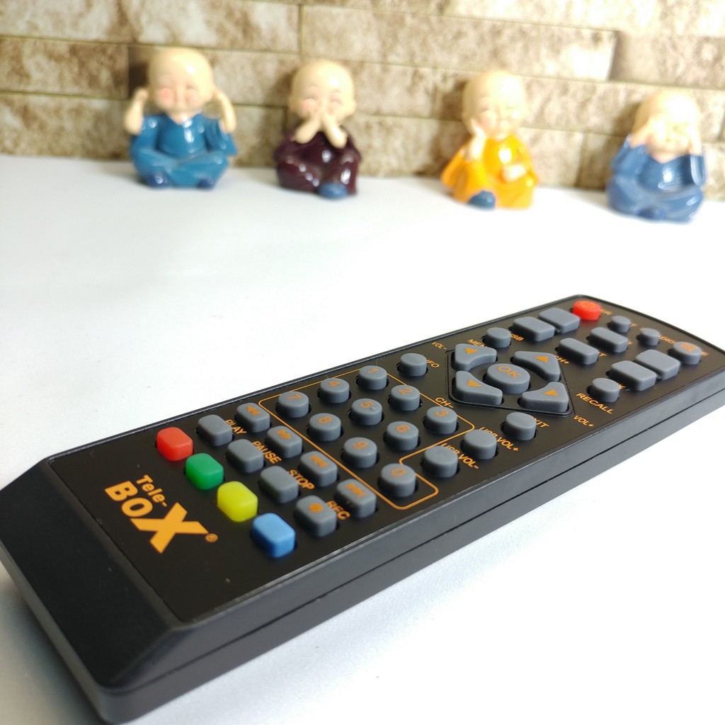 Điều khiển TeleBox T201, DVB-T2 cho đầu kỹ thuật số TvBox. (Mẫu số 1)