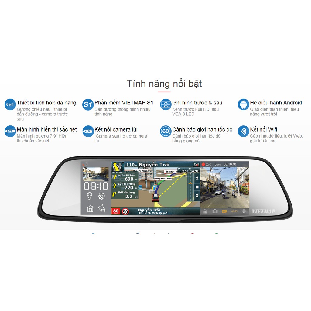 Camera hành trình và dẫn đường VietMap G79 | BigBuy360 - bigbuy360.vn