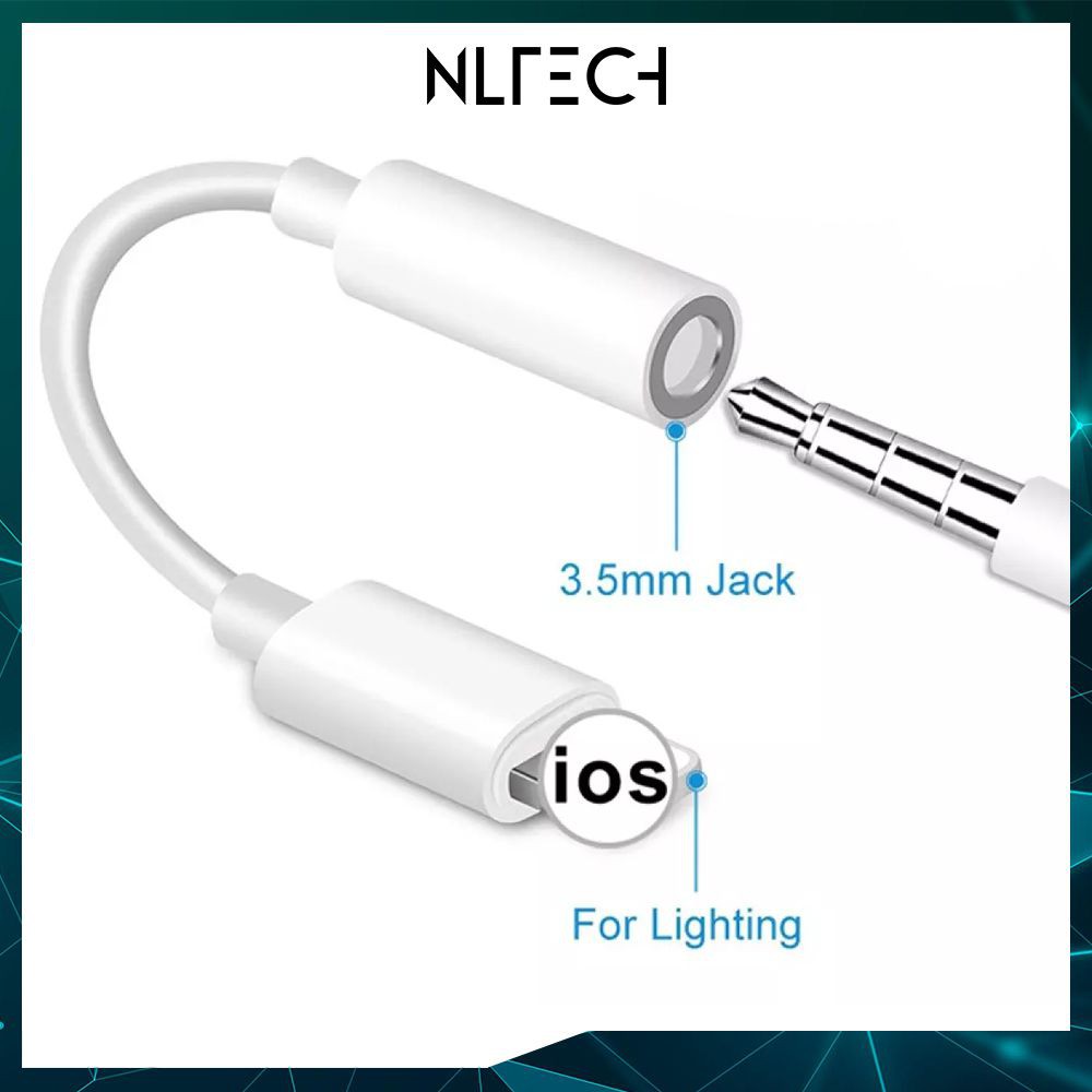 [ HÀNG CAO CẤP ] Cáp chuyển đổi tai nghe lightning sang 3.5 mm