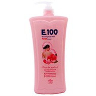 Sữa tắm trắng da E100 hương Hoa hồng chai 1,2lít