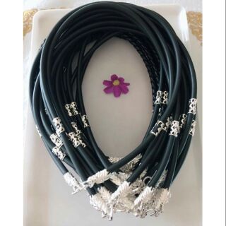 Dây da bọc bạc 4 đốt cho phái mạnh