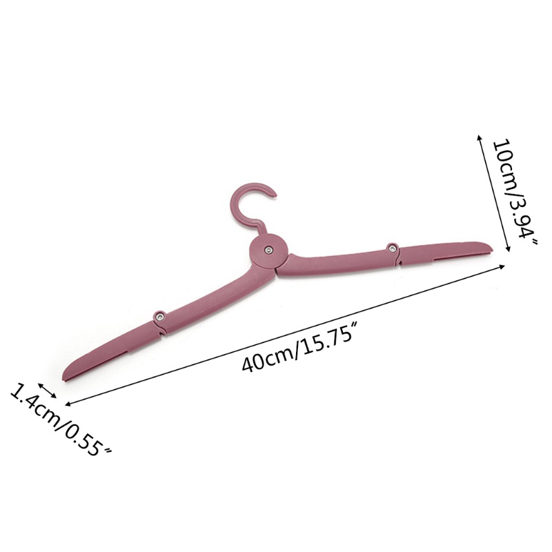 Thanh treo móc quần áo Bằng Nhựa Có Thể Gấp Gọn Chống Trượt Tiện Lợi