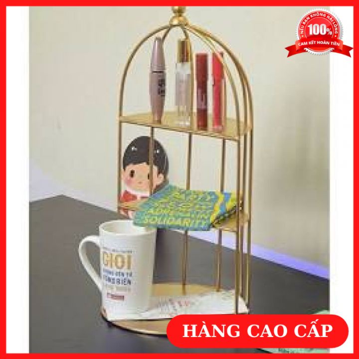 Lồng Chim Đựng Mỹ Phẩm 3 Tầng Sang Trọng
