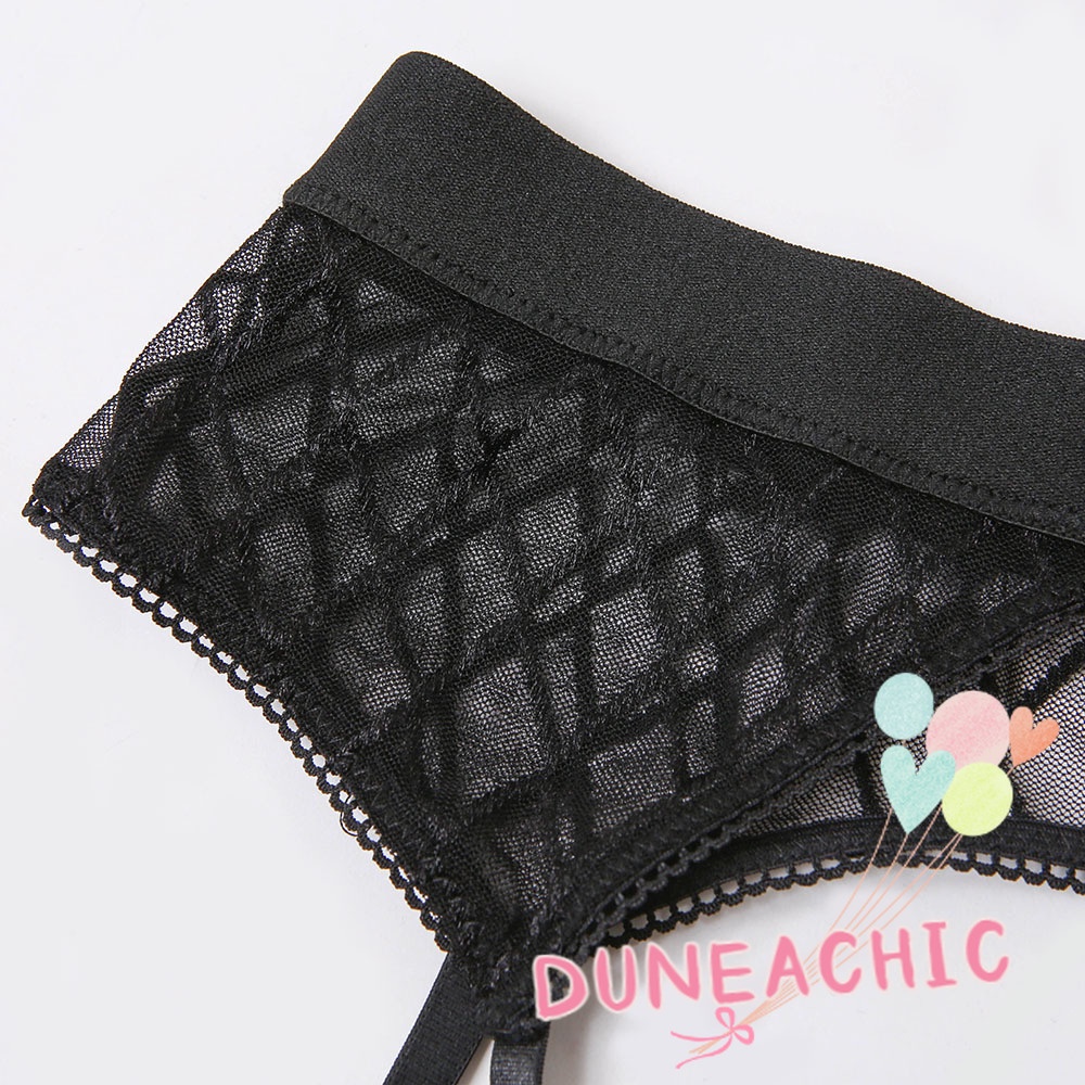 DUNEA Bộ đồ nữ gồm áo ngực và quần lót dạng lưới gợi cảm thời trang