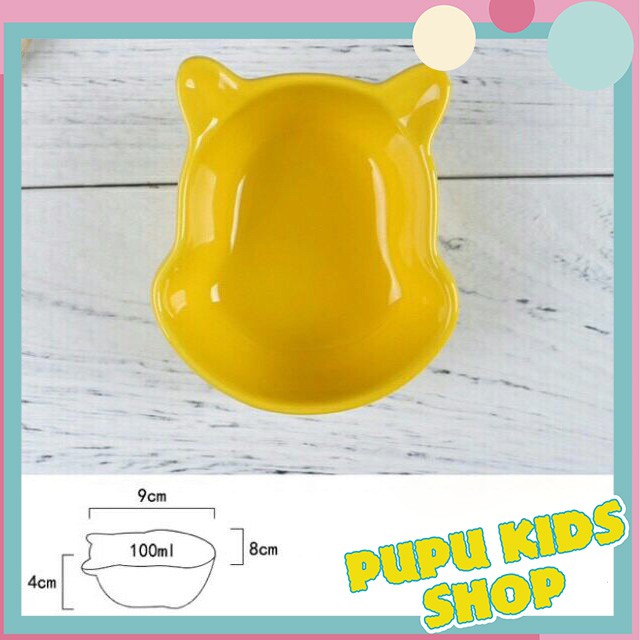 Bát ăn dặm gốm sứ hình pooh cho trẻ ăn dặm kiểu Nhật