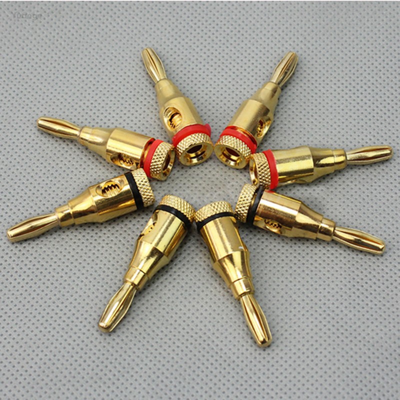 Set 8 jack Cắm Bắp Chuối 4mm cho loa