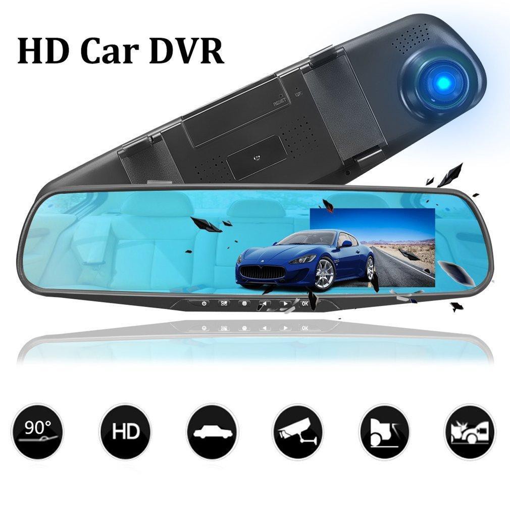 1080P HD Rearview Mirror Dash Cam Camera Video Recorder Night Vision Car DVR