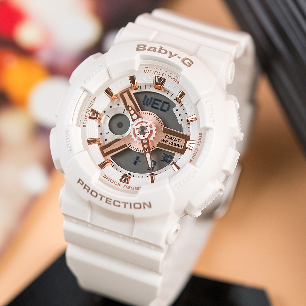 Đồng Hồ Nữ Casio Dây Nhựa BABYG BA-110RG-7ADR Chính Hãng