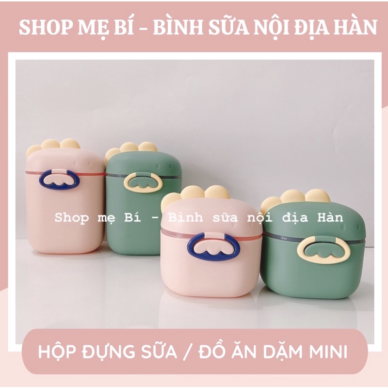 Hộp đựng sữa bột / đồ ăn dặm mini khủng long