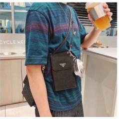 Túi Đeo Cổ Pradas Cỡ Nhỏ Đựng Điện Thoại Tiện Lợi Thời Trang Cho Nam Và Nữ