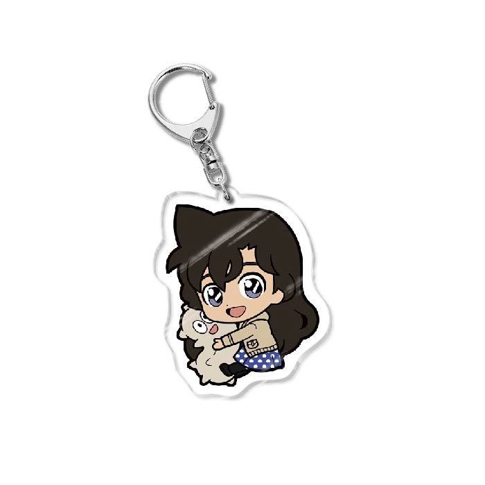 (Mica trong acrylic) Móc khóa THÁM TỬ LỪNG DANH CONAN ver ĐỒ ĂN Detective Conan anime chibi dễ thương xinh xắn