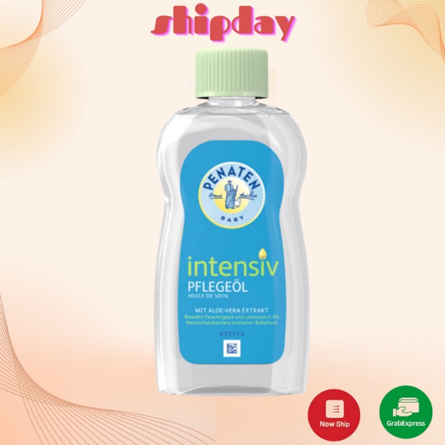 [Chai Xanh] Dầu massage Penaten cho bé 200ml(Da thường)