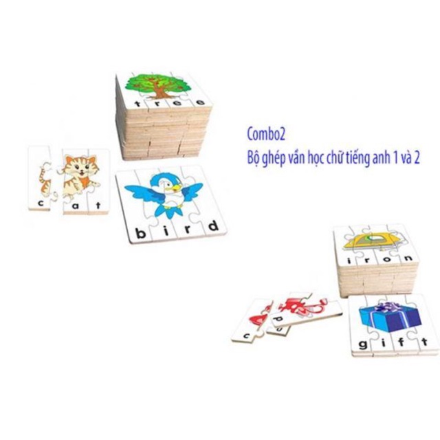 Combo ghép vần học chữ tiếng anh 30 chủ đề đa dạng cho bé vui học, đồ chơi giáo dục cho bé