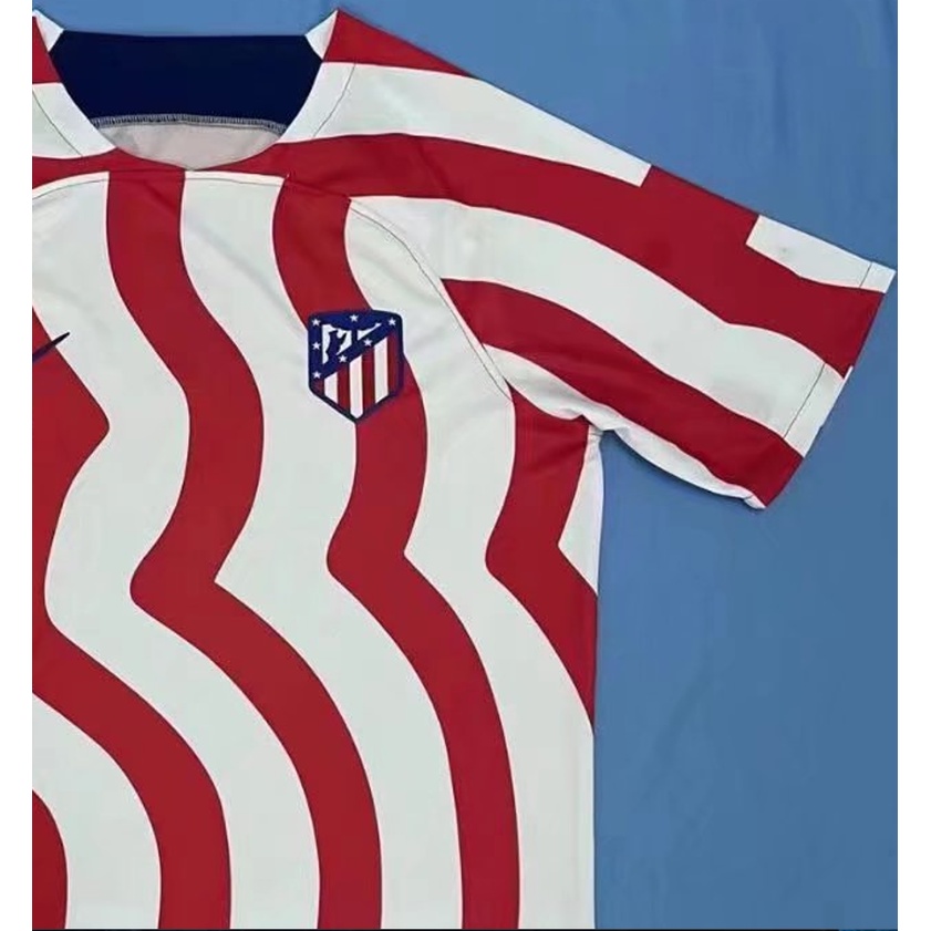 Áo Đồng Phục Bóng Đá Ngắn Tay Đội Tuyển Atletico Madrid Mùa Giải 2022-2023