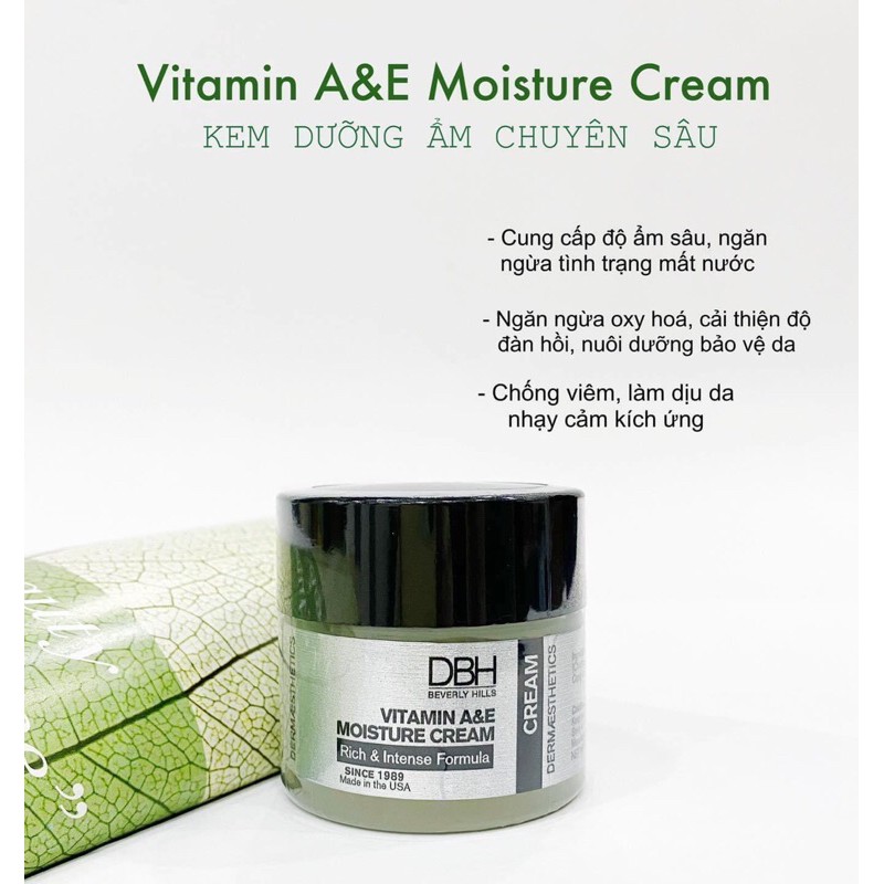 Kem dưỡng da DBH VITAMIN A&E moisture cream